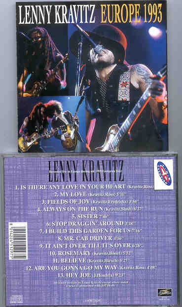 Lenny Kravitz - Europe 1993 ( Live Storm )