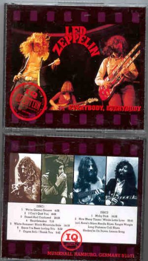 Led Zeppelin - Everybody , Everybody ( 2 CD SET ) ( Musikhall , Hamburg , Germany , 3 / 11/ 1971 )