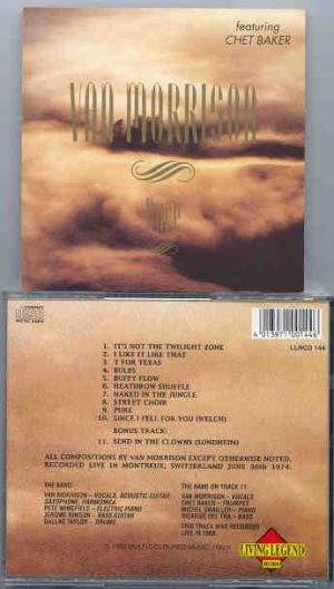 Van Morrison - Pure  ( Featuring Chet Baker ) ( Living Legend )