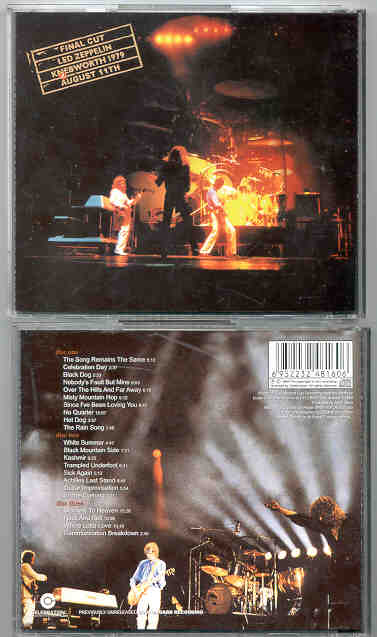 Led Zeppelin - Final Cut Knebworth 1979 ( 3 cd set )( Knebworth Festival, Stevenage, U.K August 11th , 1979 )