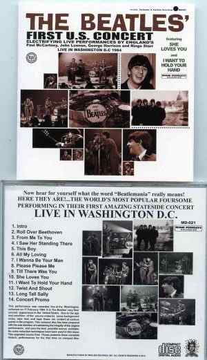 The Beatles - First U.S. Concert ( Live In Washington D.C. best possible quality ( Inc. Long Tall Sally )( 2014 Medusa Records )