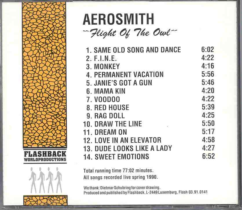 Aerosmith - Flight Of The Owl ( Flashback ) ( Live Soundboard , Spring 1990 )