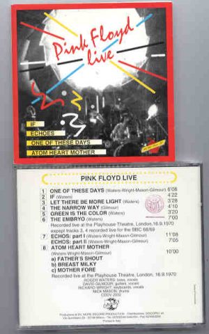 Pink Floyd - Floyd Live Vol. 1( DV More Record ) ( Playhouse Theater , London , UK , Sep 16th '70 + BBC 1968 )