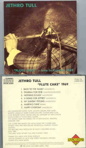Jethro Tull - Flute Cake 1969 ( Stockholm , Sweden , Jan 1969 ) ( Living Legend )