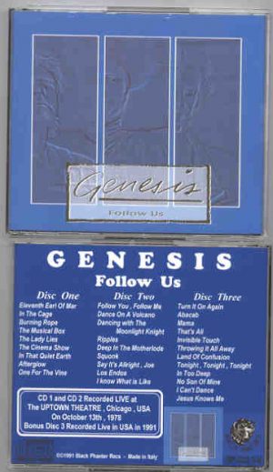 P. Gabriel  /  GENESIS  /  P. Collins - Follow Us  ( 3 cd set )