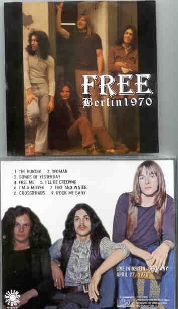 Free - Berlin 1970 ( Berlin , Germany , April 27th , 1970 )