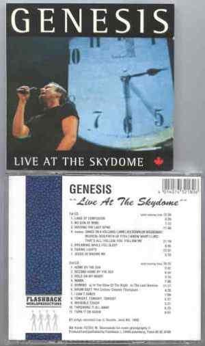 P. Gabriel  /  GENESIS  /  P. Collins - Live At The Skydome  ( Flashback )( Toronto , Canada , June 6th , 1992 ) ( 2 CD SET )