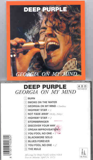 Deep Purple - Georgia On My Mind ( Live in Atlanta , Georgia , April 24th , 1973 ) ( Oil Well )