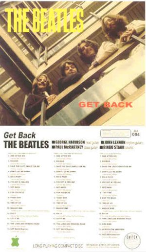 The Beatles - Get Back ( 3 CD SET ) ( Strange Apple Records )