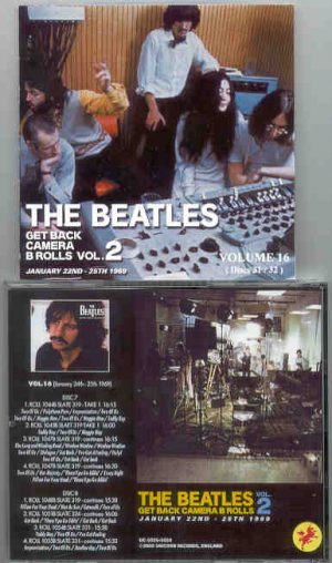 The Beatles - Get Back CAMERA B Rolls Vol. 16 ( Discs 31 & 32 ) ( Unicorn ) ( 2 CD SET )