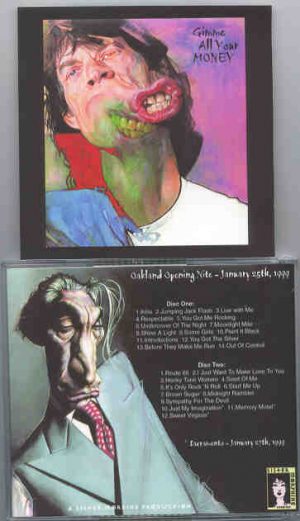 Rolling Stones - Gimme All Your Money ( Oakland Opening, January 25th , 1999 ) ( Sister Morphine ) ( 2 CD!!!!! SET )