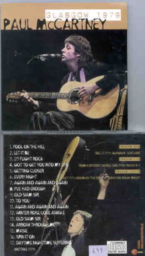 Paul McCartney - Glasgow 1979 ( Cool Orangesicle )