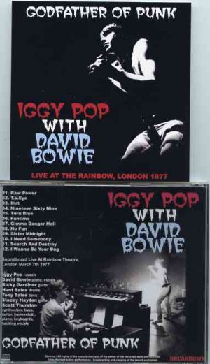 Iggy Pop - Godfather Of Punk ) ( With David Bowie ) ( Live At The Rainbow , London , UK , March 7th , 1977 )