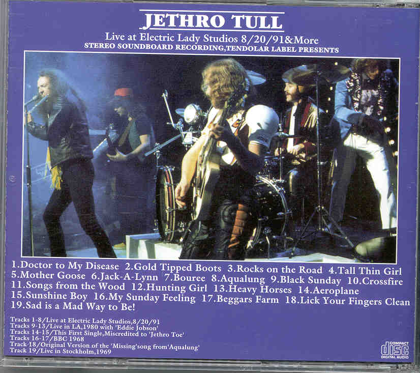 Jethro Tull - Gold Tipped Boots