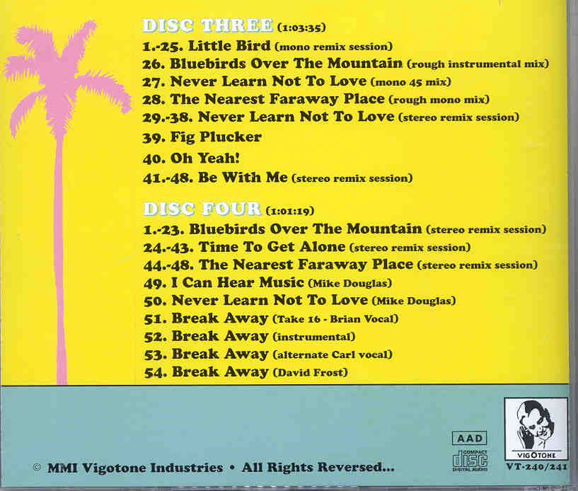 The Beach Boys - Goodbye Surfing , Hello God - Disc 3/4 ( Vigotone )