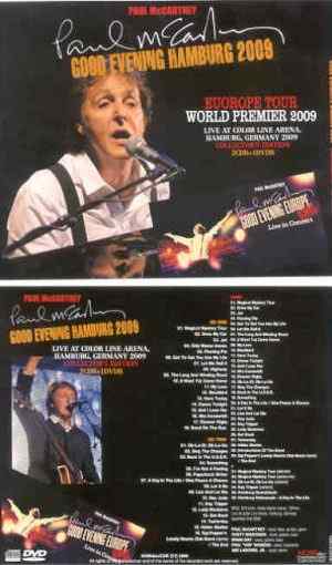 Paul McCartney - Good Evening Hamburg ( 2 CD + 1 DVD SET ) ( Color Line Arena , December 2nd , 2009 )
