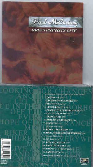 Paul McCartney - Greatest Hits Live ( Live Storm )