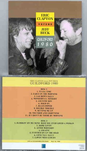 Eric Clapton - Guildford 1980 Eric Clapton Versus Jeff Beck ( 2 CD set )