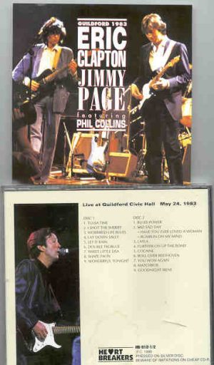 Eric Clapton - Guildford 1983 Eric Clapton With Jimmy Page & Phil Collins ( 2 CD set )