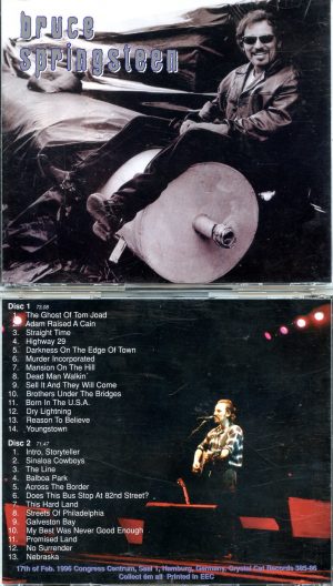 Bruce Springsteen - Hamburg Night ( 2 CD set ) ( Crystal Cat )( Congress Centrum Saal 1 , Hamburg , Germany , February 17th , 1996 )