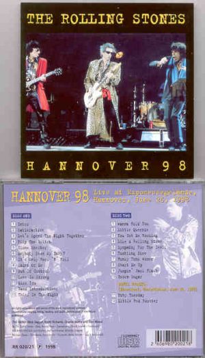 Rolling Stones - Hannover 98  ( Expomessegelande , Hannover , June 26th , 1998 ) ( 2 CD!!!!! SET )