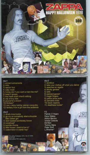 Frank Zappa - Happy Halloween 1978 ( 3 CD SET ) ( Live at Palladium , New York City , USA , October 31st , 1978 )