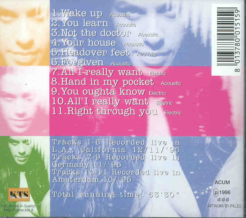 Alanis Morissette - Hard To Swallow ( Live in 1995 in LA , California . Bonustracks in Germany and Holland ) ( KTS )