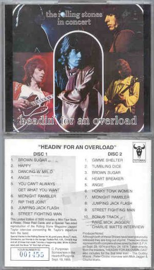 Rolling Stones - Headin' For An Overload ( 2 CD!!!!! SET )
