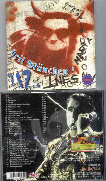 U2 - Heil Munchen ! ( 2 CD!!!!! set ) ( Great Dane - Red Phantom ) ( Munich , Germany , June 4th , 1993 )