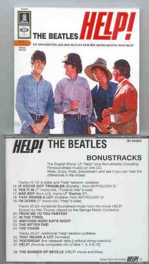 The Beatles - Help  Monomixes ( Odeon )