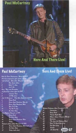 Paul McCartney - Here And There Live Vol. 1 ( Unreleased LIVE Tracks from 1999 )