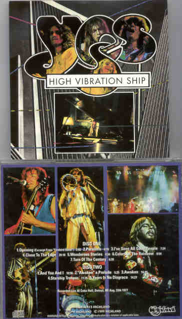 Yes - High Vibration Ship ( Highland ) ( 2 CD!!!!! SET ) ( Cobo Hall , Detroit , MI , USA , August 22nd , 1977 )