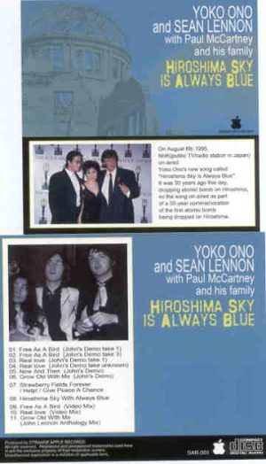 Paul McCartney - Hiroshima Sky Is Always Blue ( Sean Lennon , Yoko Ono and Paul McCartney )