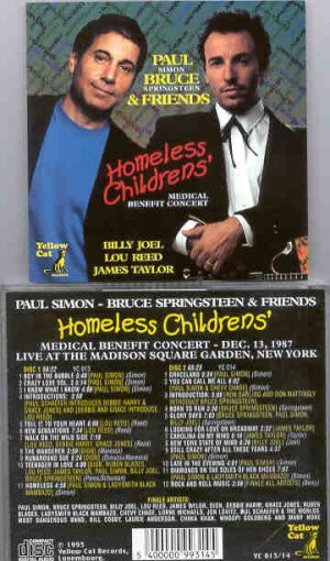 Simon & Garfunkel - Homeless Children's Medical Benefit Concert ( Yellow Cat ) ( With B. Springsteen )