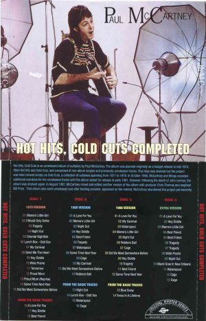 Paul McCartney - Hot Hits Cold Cuts Completed ( 4 CD SET With 56 Pages Booklet )