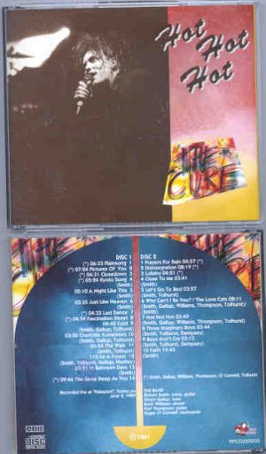 The Cure - Hot Hot Hot ( 2 CD set ) ( Palasport , Torino , Italy , June 9th , 1989 ) ( Red Phantom )