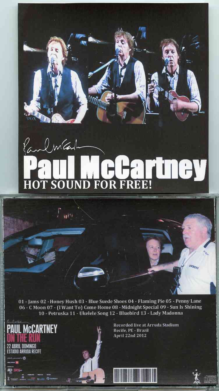 Paul McCartney - Hot Sound For Free ( Live at Arruda Stadium , Recife , Brazil , April 22nd , 2012 )