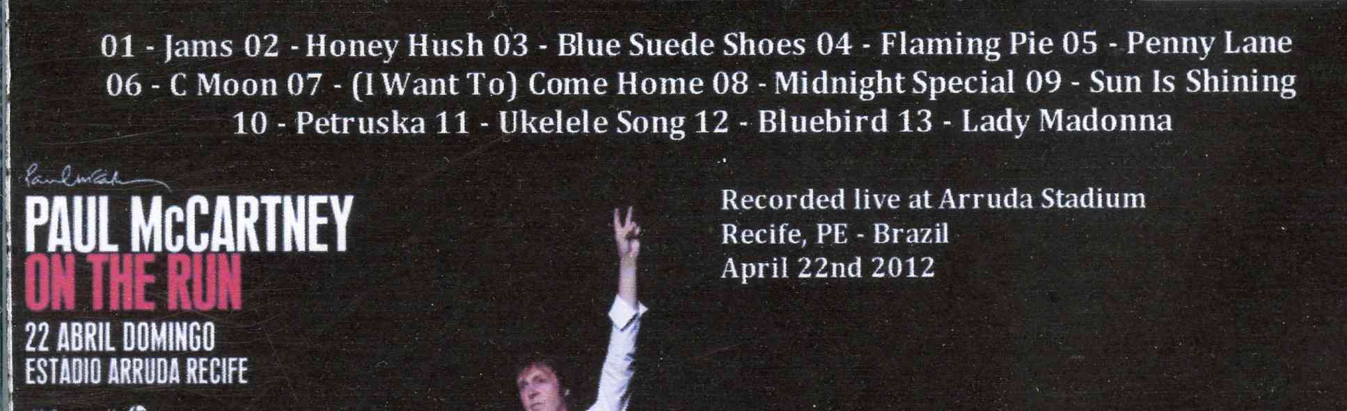 Paul McCartney - Hot Sound For Free ( Live at Arruda Stadium , Recife , Brazil , April 22nd , 2012 )