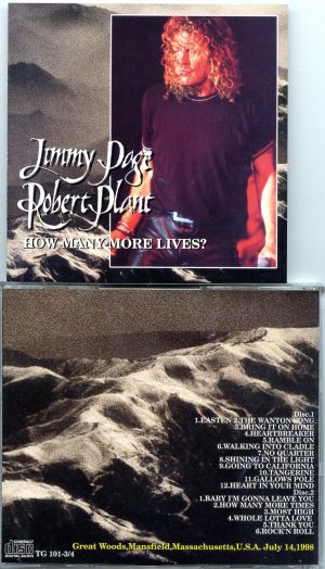 Led Zeppelin - How Many More Lives ? ( 2 CD SET ) ( Page & Plant at Great Woods , Massachusetts , USA , July 14th , 1998 )