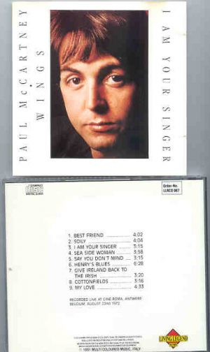 Paul McCartney - I Am Your Singer ( Living Legend )