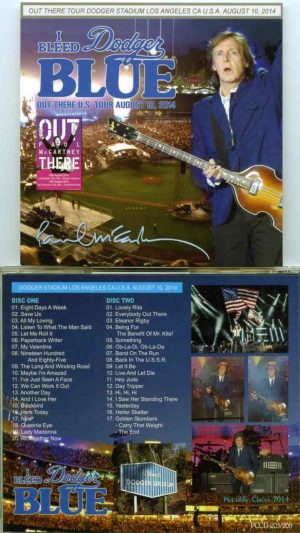 Paul McCartney - I Bleed Dodger Blue (2CD) ( Piccadilly Circus ) ( Dodger Stadium Los Angeles CA USA August 10, 2014 )