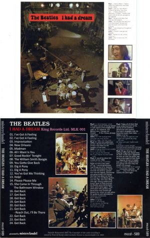 The Beatles - I Had A Dream ( King Records Ltd. - MLK 001 ) ( Misterclaudel )