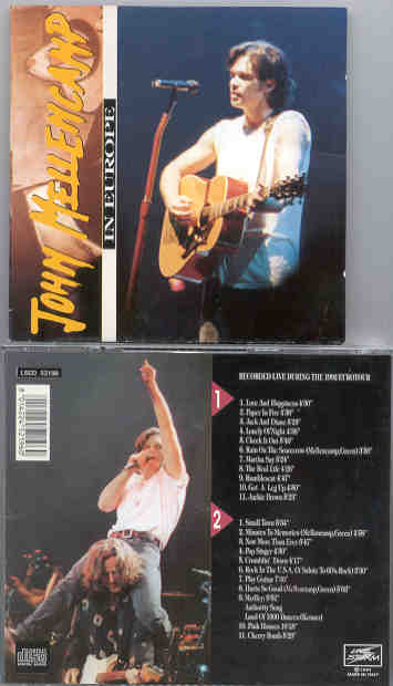 John Cougar Mellencamp - In Europe ( 2 CD set ) ( Recorded LIVE During The 1992 Eurotour )