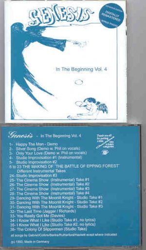 P. Gabriel / GENESIS / P. Collins - In The Beginning ( Definitive Edition ) Vol 4