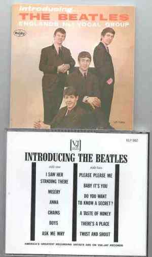 The Beatles - Introducing ... The Beatles ( VEE JAY MONO ) ( Version 2 Column Back )