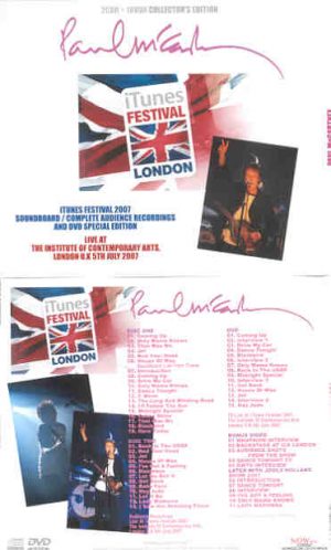 Paul McCartney - i Tunes Festival London 2007 ( 2 CD + 1 DVD set ) ( Now Disc )