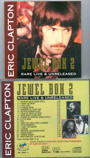 Eric Clapton - Rare Live & Unreleased - Jewel Box 2