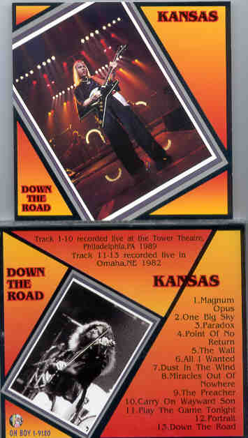 Kansas - Down The Road ( Oh Boy ) ( Tower Theater , Philadelphia , PA , 1989 )