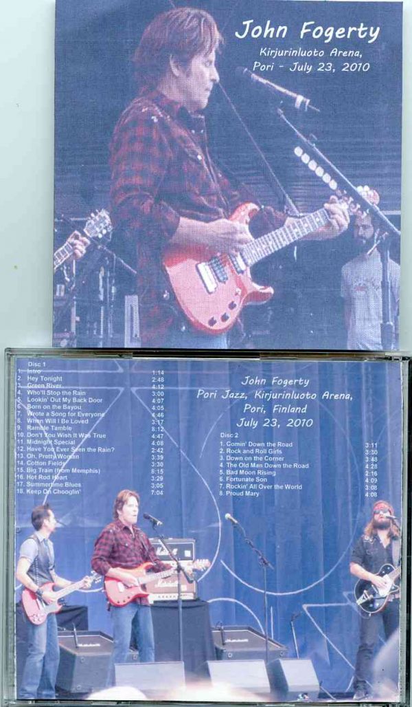 Creedence Clearwater Revival / John Fogerty - Kirjurinluoto Arena 2010 ( 2 CD ) ( Pori , Finland , July 23rd , 2010 )