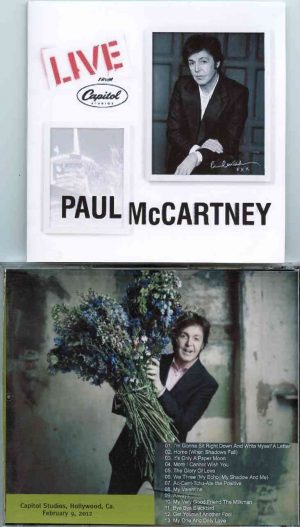 Paul McCartney - Kisses On The Concert  ( Capitol Studios , Hollywood , California , February 9th , 2012 )